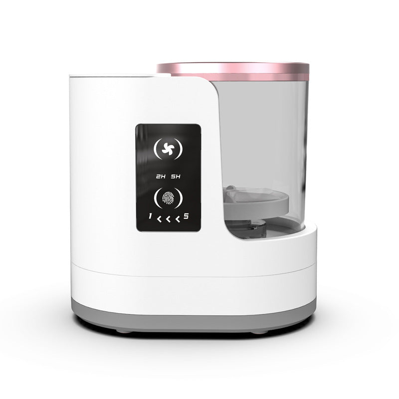 **Electric Makeup Brush Cleaner – Deep Clean, Dry & Disinfect! 💄✨** A powerful brush cleaning machine (192x122x173mm) with **850 r/min** high-speed rotation to remove **98% of makeup residue**. Features a **drying & disinfecting chamber**, a **one-button switch**, and **smart timing options (5-min cleaning, 2/5-hour drying)**. No batteries or assembly needed—just plug in and go! Compact and travel-friendly for effortless brush maintenance anywhere. 🌸