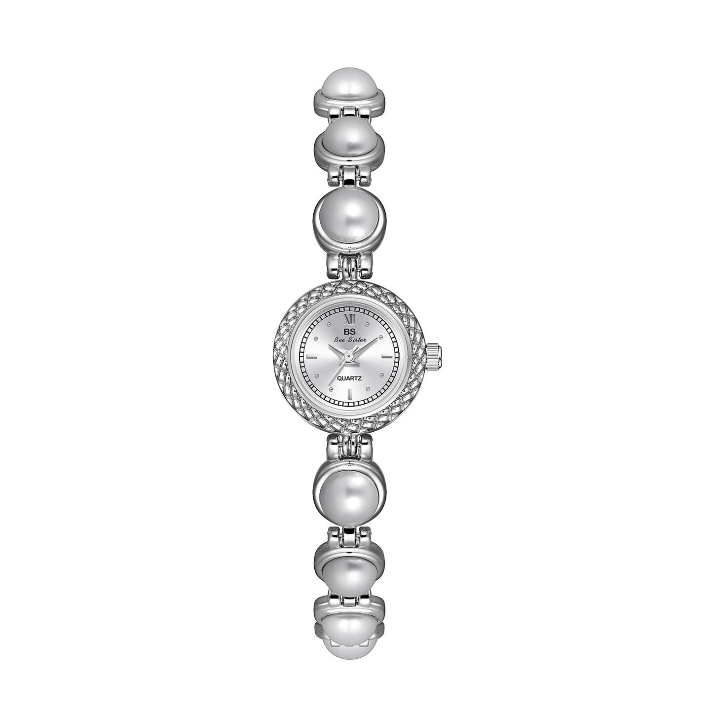 Pearl bracelet women's watch, offering timeless elegance with a fashionable twist for a chic and refined look. #PearlBraceletWatch #TimelessElegance #FashionableTwist #WomensWatch #ChicStyle #LuxuryTimepiece #ElegantAccessories #SophisticatedLook