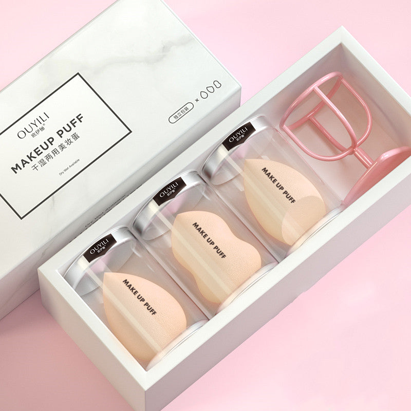 Beauty Sponge Puff Set – A variety of makeup sponges for flawless application, perfect for all skin types. Available in multiple color options for seamless blending.