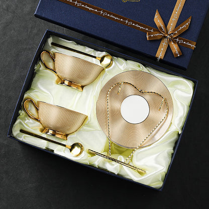 European elegance luxury coffee cup set, offering a sophisticated and timeless design for your coffee moments. #LuxuryCoffeeSet #EuropeanElegance #TimelessDesign #SophisticatedStyle #CoffeeLovers #ElegantTableware #FineChina #LuxuryAccessories