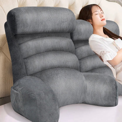 Bedside Soft Upholstery Pillow designed for neck and waist support, featuring a removable, washable cover and available in various stylish colors and sizes for ultimate comfort.