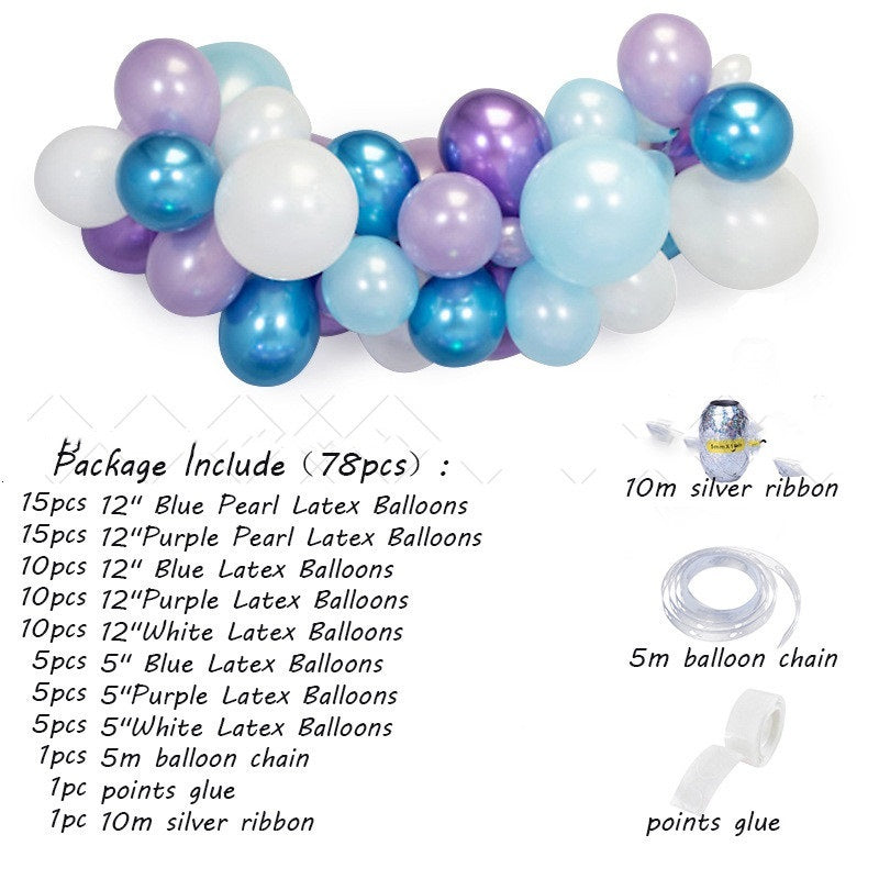 Festive Christmas-themed latex balloons in vibrant colors, perfect for holiday venue decoration.