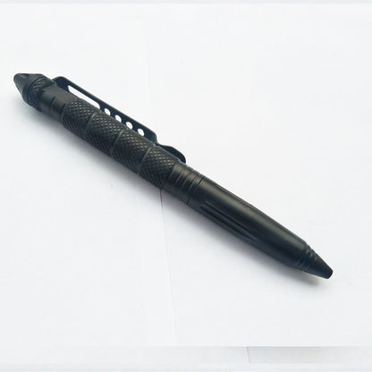 A compact survival tool set with various essential tools for emergencies, including a flashlight, multi-function knife card, whistle, defense pen, compass, survival blanket, and more, all neatly packed in a portable carrying case. Perfect for outdoor adventures and disaster preparedness.