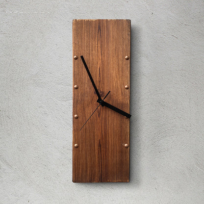Add a touch of classic charm and timeless elegance to your living space with the Vintage Solid Wood Art Deco Rectangular Wall Clock. Designed to blend beautifully into your home décor, this sophisticated piece brings both functionality and style to any room.