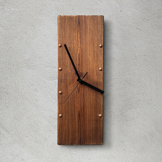 Add a touch of classic charm and timeless elegance to your living space with the Vintage Solid Wood Art Deco Rectangular Wall Clock. Designed to blend beautifully into your home décor, this sophisticated piece brings both functionality and style to any room.