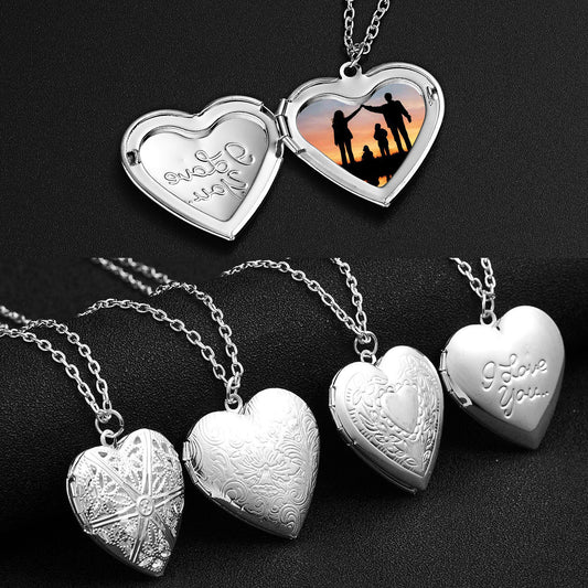 **Carved Design Love Necklace – Stylish & Elegant ❤️** A **creative carved love design** crafted from durable **alloy**, offering comfort and lasting wear. Available in a range of colors to suit your personal style. Perfect for adding a touch of elegance to any outfit. ✨