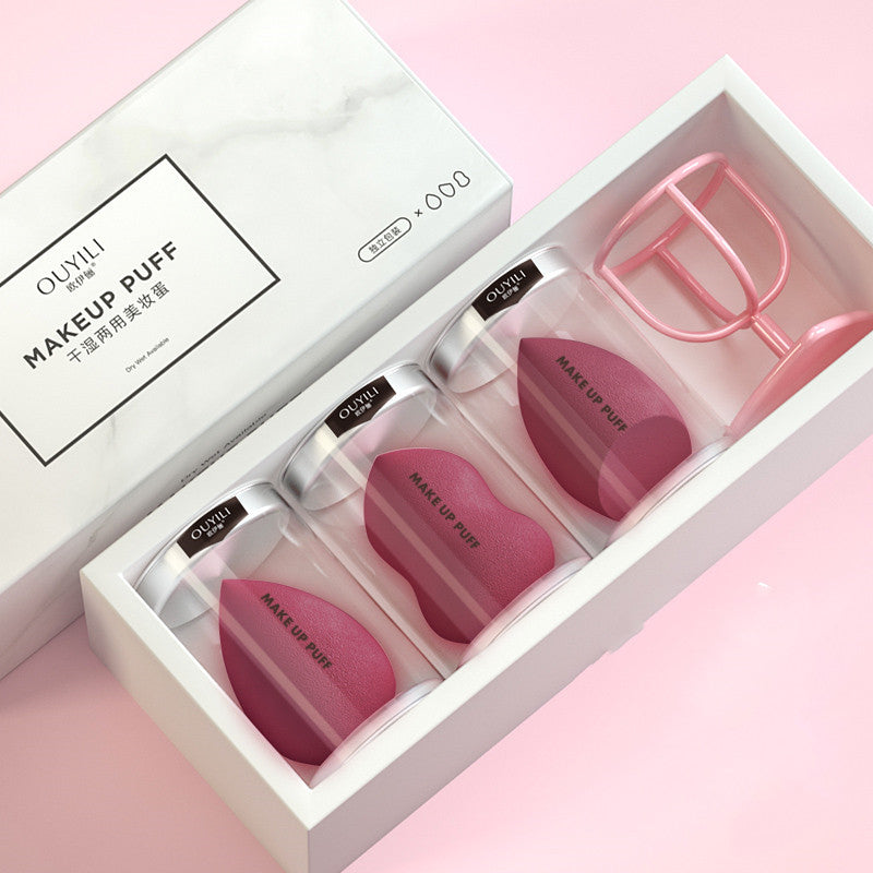Beauty Sponge Puff Set – A variety of makeup sponges for flawless application, perfect for all skin types. Available in multiple color options for seamless blending.