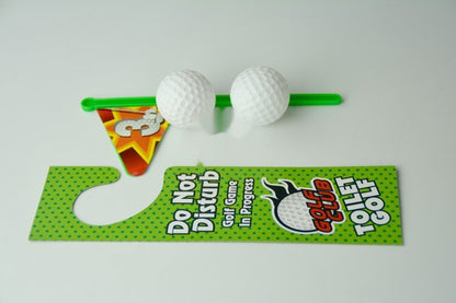 Mini Set Golf Sports Toys - Includes 2 golf balls, mat, flagstick, and putter for indoor fun