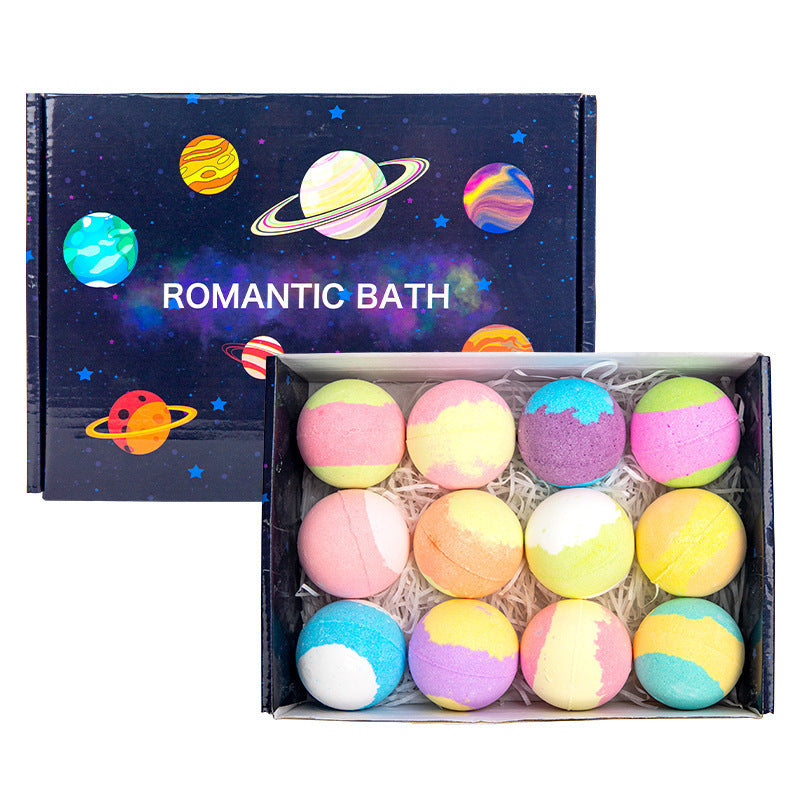 **Starry Sky Bath Salt Set – Oil-controlling and exfoliating bath salt balls for a refreshing and relaxing bath experience. Suitable for all skin types.**